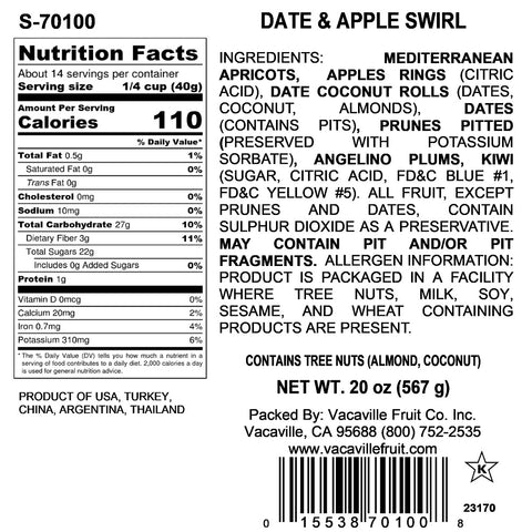 Date & Apple Swirl 20 oz