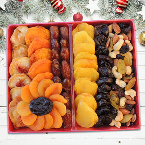 Holiday Dried Fruit & Nut Gift Box 27 oz