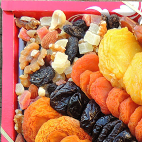 Square Fruit & Nut Box 42 oz Vacaville Fruit Company Inc.