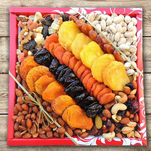Square Fruit & Nut Box 42 oz