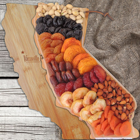 Dried Fruit & Nut California Bamboo Cutting Board 26 oz