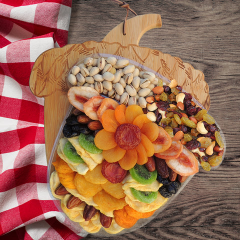 Dried Fruit & Nut Acorn Cutting Board 26 oz