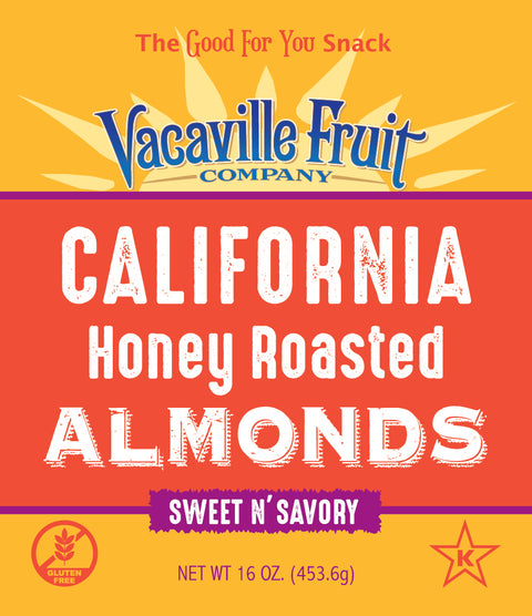 California Almonds Honey Roasted 16 oz.