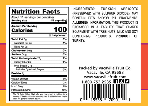Mediterranean Apricots 16 oz.