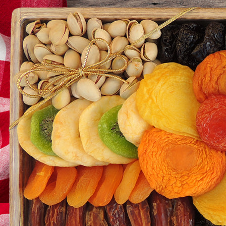 Rectangle Fruit & Mixed Nut Pistachio Tray 26 oz