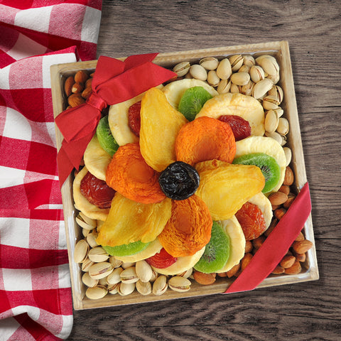 Square Fruit & Nut Combo 16 oz