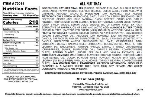 All Nuts & Chocolate Gift Tray 34oz