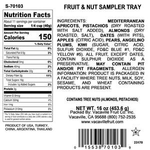 Fruit & Nut Sampler Tray 16 oz