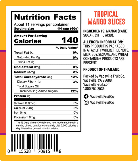 Mango Slices 16 oz.