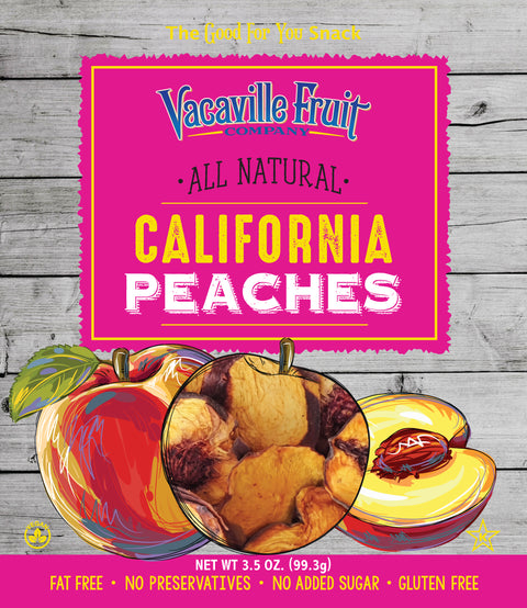 All Natural California Peaches 3.5 oz Bag