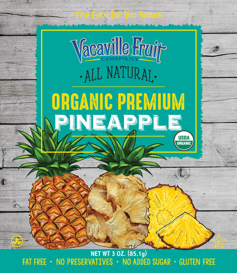 All Natural Premium Dried Pineapple 3 oz Bag
