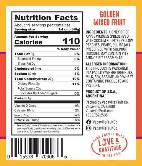 Golden Mix Fruit 16 oz.