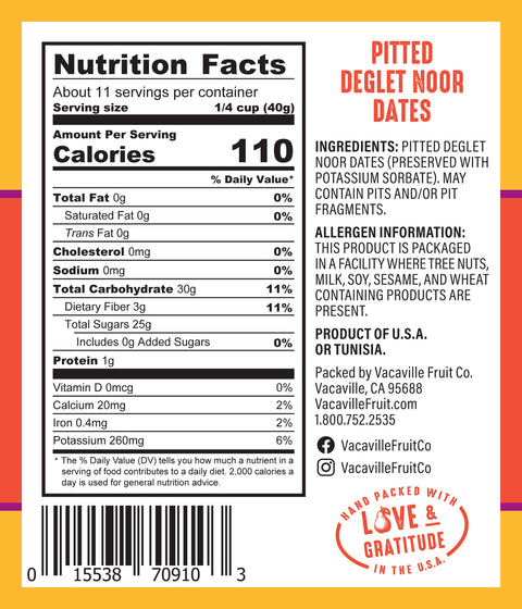 Deglet Noor Dates 16 oz.