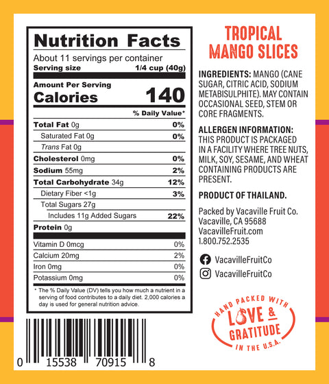 Mango Slices 16 oz.
