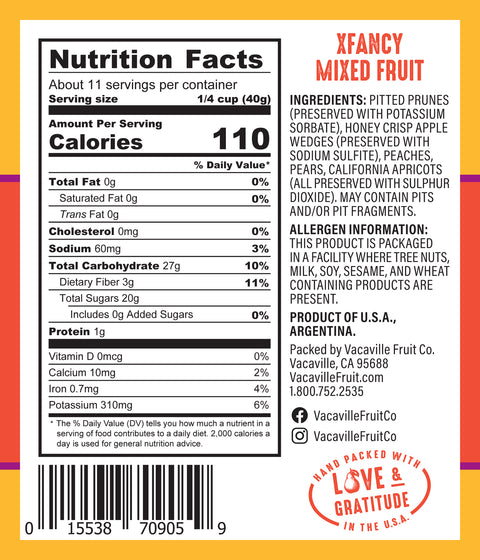 XFancy Mix Fruit 16 oz.