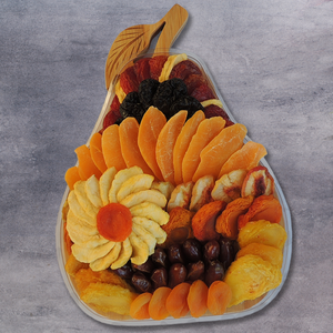 Premium Dried Fruit Pear Tray~Trivet~Fruit Bowl 44 oz