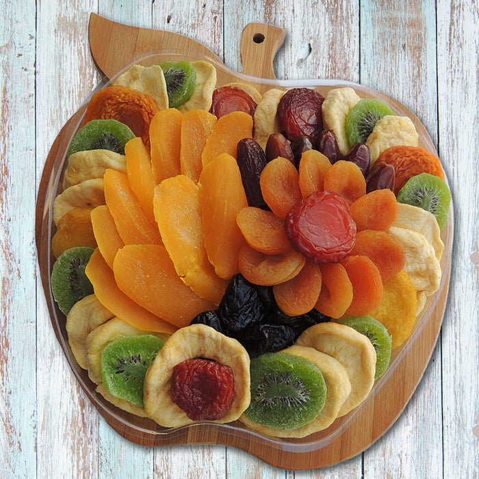 Dried Fruit Apple Bamboo Cutting Board 25 oz