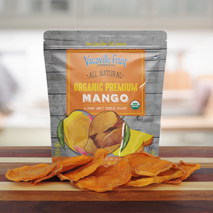 All Natural Organic Premium Dried Mango 3 oz Bag