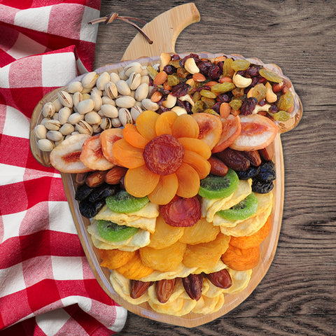 Dried Fruit & Nut Acorn Cutting Board 26 oz