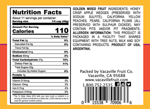 Golden Mix Fruit 16 oz.